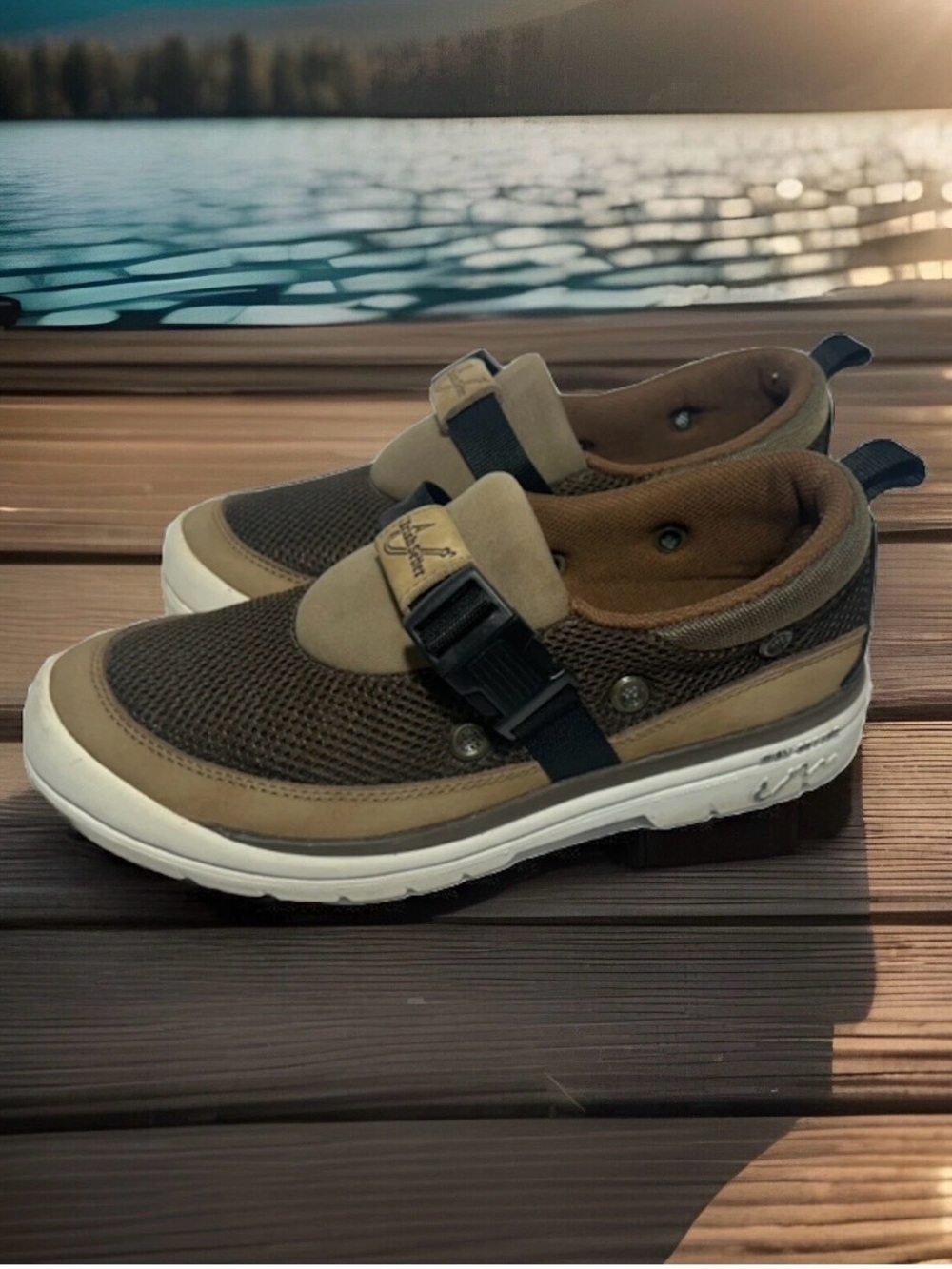 Irish Setter Angler Series 1803 Mens Size 8 M Bonefish Stone Fishing Boat Shoes